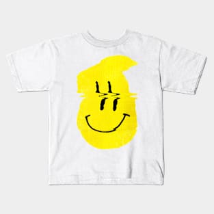 Glitch Smiley Kids T-Shirt